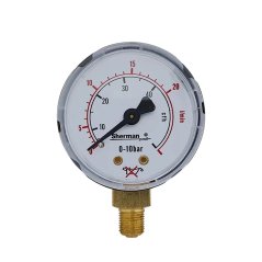 Manometr ( průtokoměr ) pro redukční ventily MINI Serie 50 výstupní 0 - 20L /min 50mm