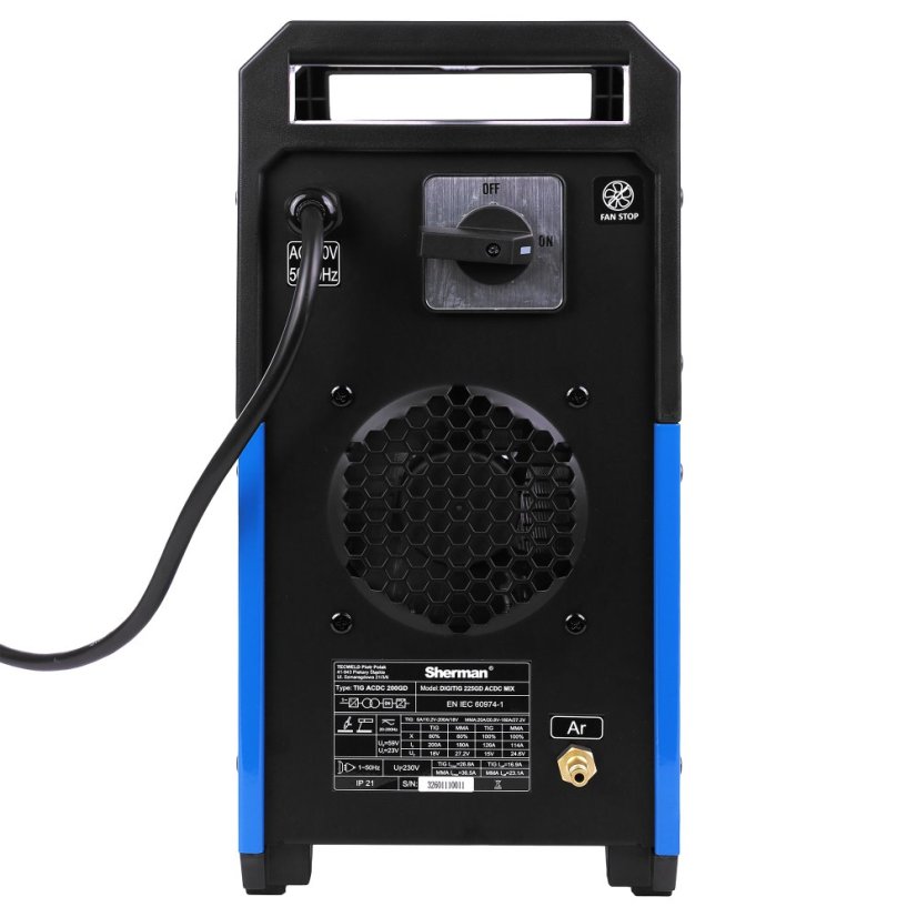 Zvárací invertor TIG | DIGITIG 225GD AC/DC MIX | 200A / 60% | horák SR26 / 4m