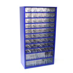 Zásuvkový organizér 12 / 45S, 2M, 1L - RAL 5002 - Modrá