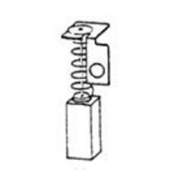 Náhradní uhlíky (2ks) pro stroje B&D (6,35 x 12,7 x 19,5 mm), typ 237