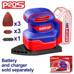 Aku vibrační delta bruska 20V solo