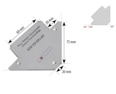 Úhlový magnet 11kg