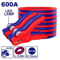 Startovací kabely 600A s LED podsvícením