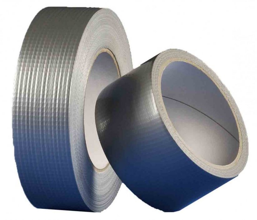 Univerzální textilní páska 25mm/25m - stříbrná