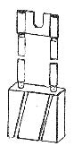 Uhlík (1ks) pro vysokozdvižné vozíky  (16 x 25 x 32 mm), typ 112