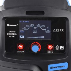 Svářecí invertor TIG | DIGITIG 200 VISION AC/DC | 200A /60% | hořák SR26 /4m + kabely