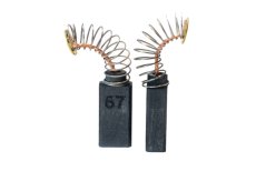 Náhradní uhlíky (2ks) pro stroje BOSCH (6,4 x 6,4 x 15,5 mm), typ 16