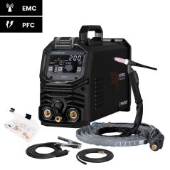 Zvárací invertor TIG | XPro TIG 200P DC | 200A / 40% | horák SR17 / 4m + káble