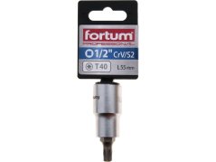 hlavice zástrčná 1/2" hrot TORX, T40, L 55mm