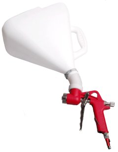 FR-302 Pistole pro nástřik omítky, 4/6/8 mm, větší plastová nádoba