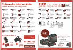 FLEX Pack - 3 aku-stroje + 3 akumulátory 5.0Ah + rychlonabíječka + brašna