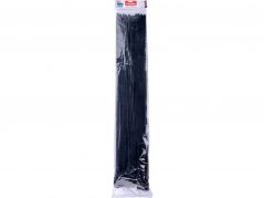 pásky stahovací na kabely černé, 900x12,4mm, 50ks, nylon PA66