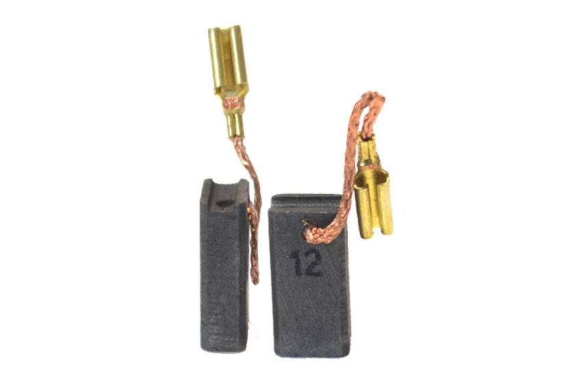 Náhradní uhlíky (2ks) pro stroje MILWAUKEE (6,3 x 9,75 x 16,5 mm), typ 505