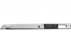 nůž ulamovací celokovový nerez, 9mm, Auto-lock