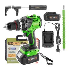 Aku vrtací šroubovák Procraft PA18ProBL-1B-C | PA18ProBL-1B-C