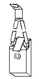 Uhlík (1ks) pro vysokozdvižné vozíky  (15,87 x 19,8 x 38 mm), typ 172