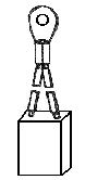 Uhlík (1ks) pro vysokozdvižné vozíky  (12 x 20 x 25 mm), typ 17