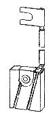 Uhlík (1ks) pro vysokozdvižné vozíky  (12,5 x 16 x 32 mm), typ 195