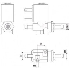 Elektroventil ZCQ 20-B2 DC 24 V