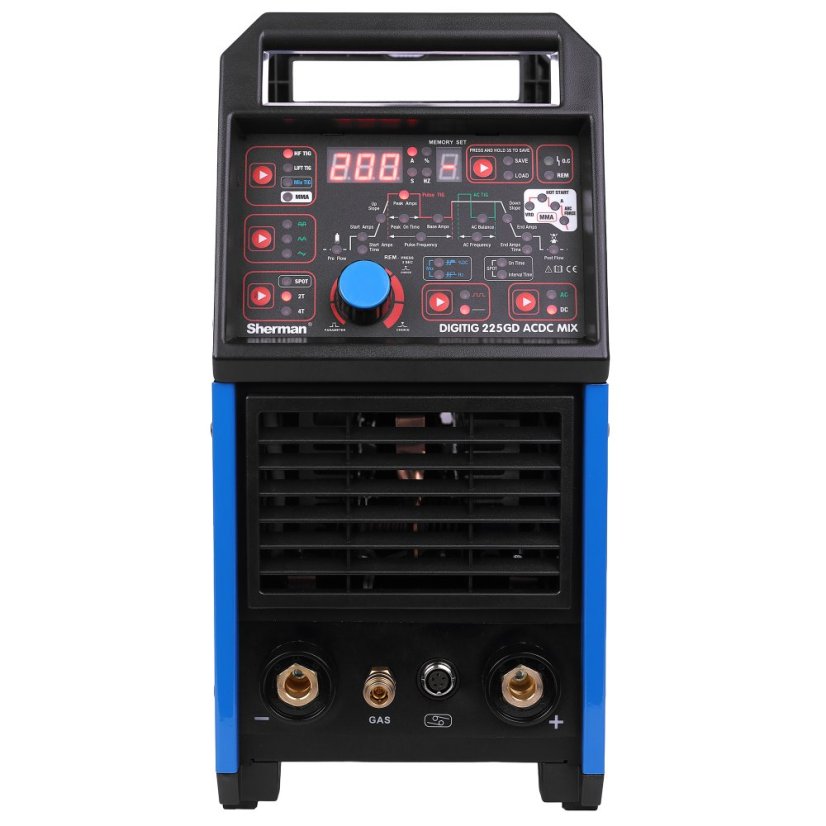 Zvárací invertor TIG | DIGITIG 225GD AC/DC MIX | 200A / 60% | horák SR26 / 4m
