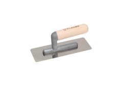 Hladítko nerezové "benátské" 200x80mm - dřevěná rukojeť