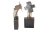 Náhradní uhlíky (2ks) pro stroje RYOBI (7 x 17 x 17 mm), typ 233