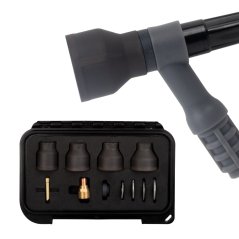 CUPSystem Black | Set pro hořáky TIG 9/20, hubice #11, 13, 15, 17, elektroda 2,4mm