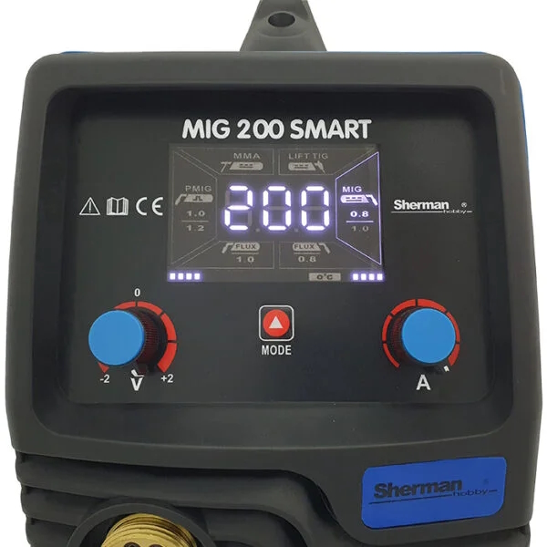Svářecí invertor MIG | MIG 200 SMART | 200A /60% | hořák 15/3m + kabely