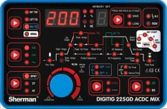 Zvárací invertor TIG | DIGITIG 225GD AC/DC MIX | 200A / 60% | horák SR26 / 4m