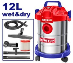 Průmyslový vysavač 800W 12l