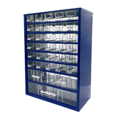 Zásuvkový organizér 09 / 30S, 2M, 1L - RAL 5002 - Modrá