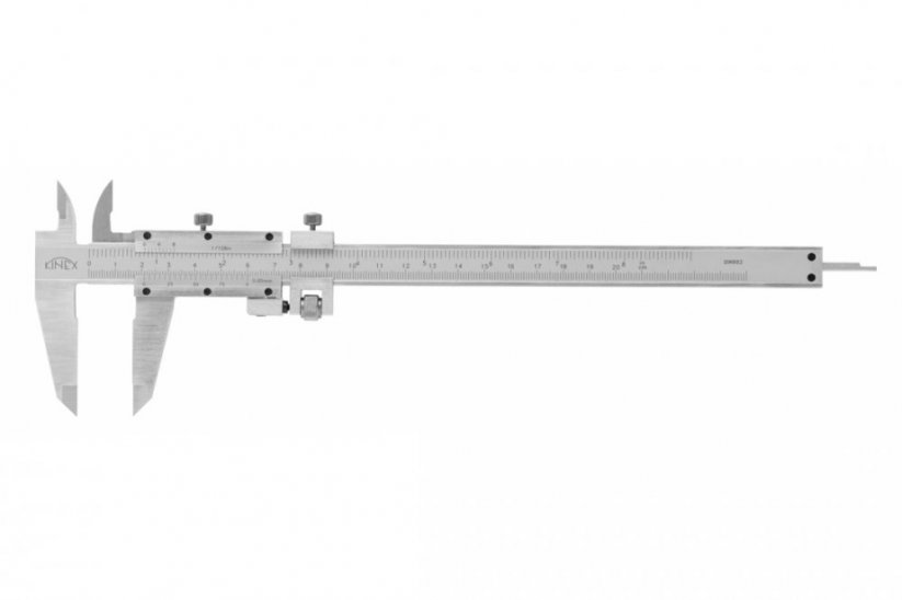 Posuvka s vnitřním měřením a hloubkoměrem 300 mm, 0,05 + 1/128 inch, jemné stavění