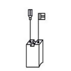 Náhradní uhlíky (2ks) pro stroje METABO (6,3 x 12,5 x 19,5 mm), typ 511