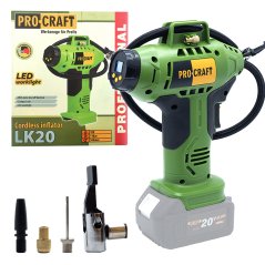 Aku kompresor Procraft LK20 (bez baterie a nabíječky) | LK20