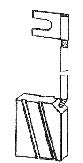 Uhlík (1ks) pro vysokozdvižné vozíky  (10 x 25 x 32 mm), typ 129