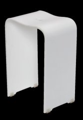 Stolička sprchová, bílý plast