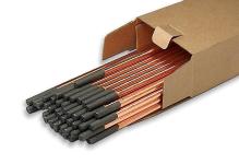 Elektroda uhlíková kulatá, měděná 8,0 x 305 mm 400-450A
