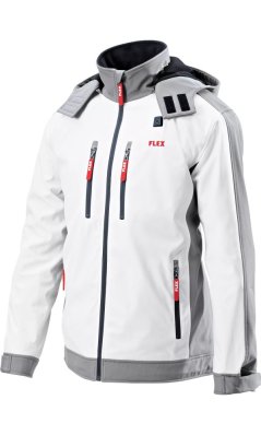 Aku-vyhřívaná bunda, softshell | TJ White 10.8/18.0 Lady
