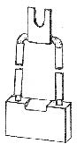 Uhlík (1ks) pro vysokozdvižné vozíky  (9,52 x 38,1 x 22,2 mm), typ 95