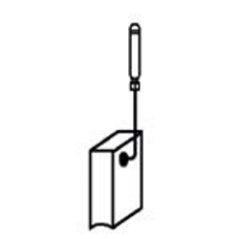 Náhradní uhlíky (2ks) pro stroje BOSCH (5 x 8 x 17,5 mm), typ 529
