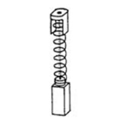 Náhradní uhlíky (2ks) pro stroje AEG (6,35 x 9,52 x 20/22 mm), typ 122
