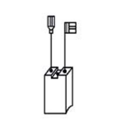 Náhradní uhlíky (2ks) pro stroje METABO (6,3 x 12,5 x 19,5 mm), typ 511