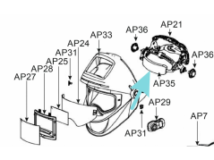 Polstrování čelové FLIP1