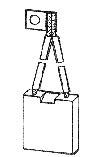 Uhlík (1ks) pro vysokozdvižné vozíky  (9,52 x 38,1 x 22,2 mm), typ 86