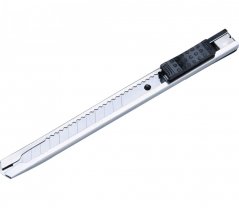 nůž ulamovací celokovový nerez, 9mm, Auto-lock