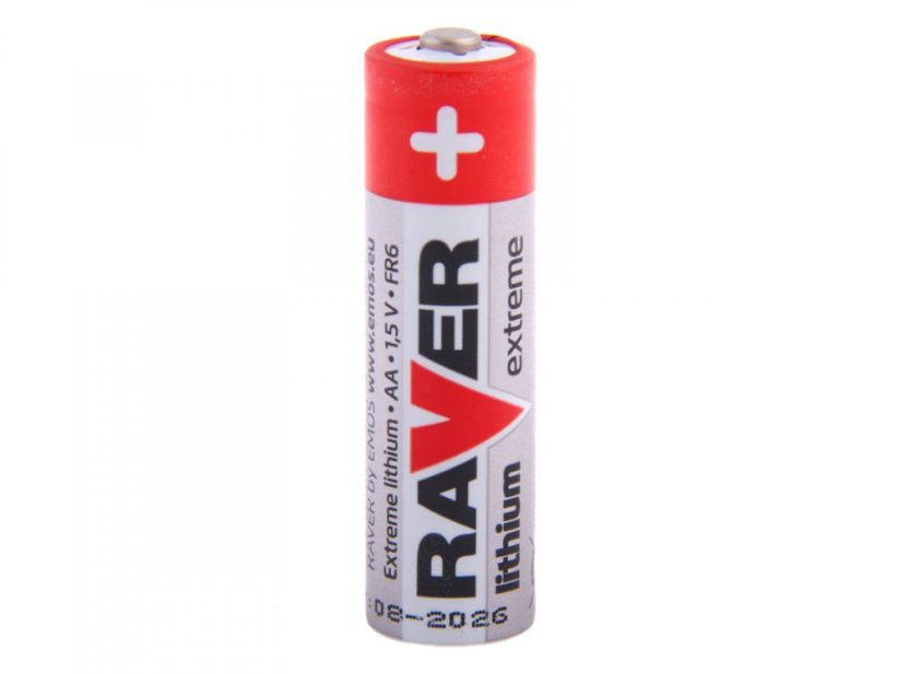 Nenabíjecí baterie AA Raver Lithium 1ks Bulk
