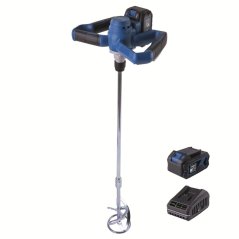 Scheppach BC-PMX100-X-SET L 20 V IXES aku míchadlo stavebních materiálů + 4Ah baterie + na
