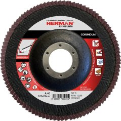 Lamelový kotouč HERMAN LS-30 Punta | na ocel | corundum