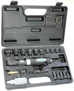 ST-5510K Pneumatická ráčna, 34 Nm, s příslušenstvím v kufru
