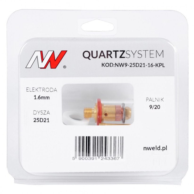 QUARTZSYSTEM - sítko malé S výměnné sítko 9/20 na elektrodu 2.4mm